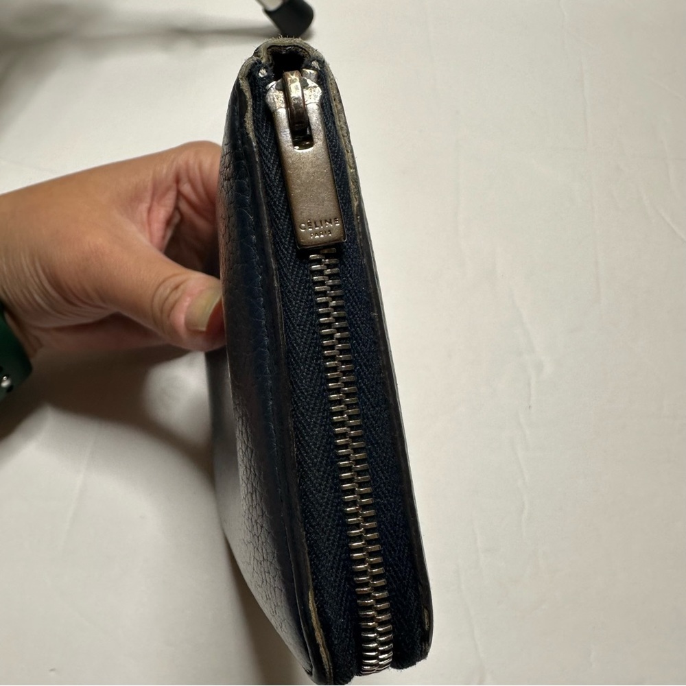 Celine Vintage Multifuction Grained Calfskin Dark… - image 3